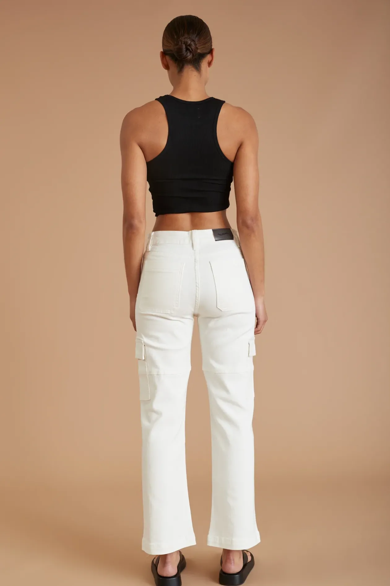 AF Denim Utility Pant (White)