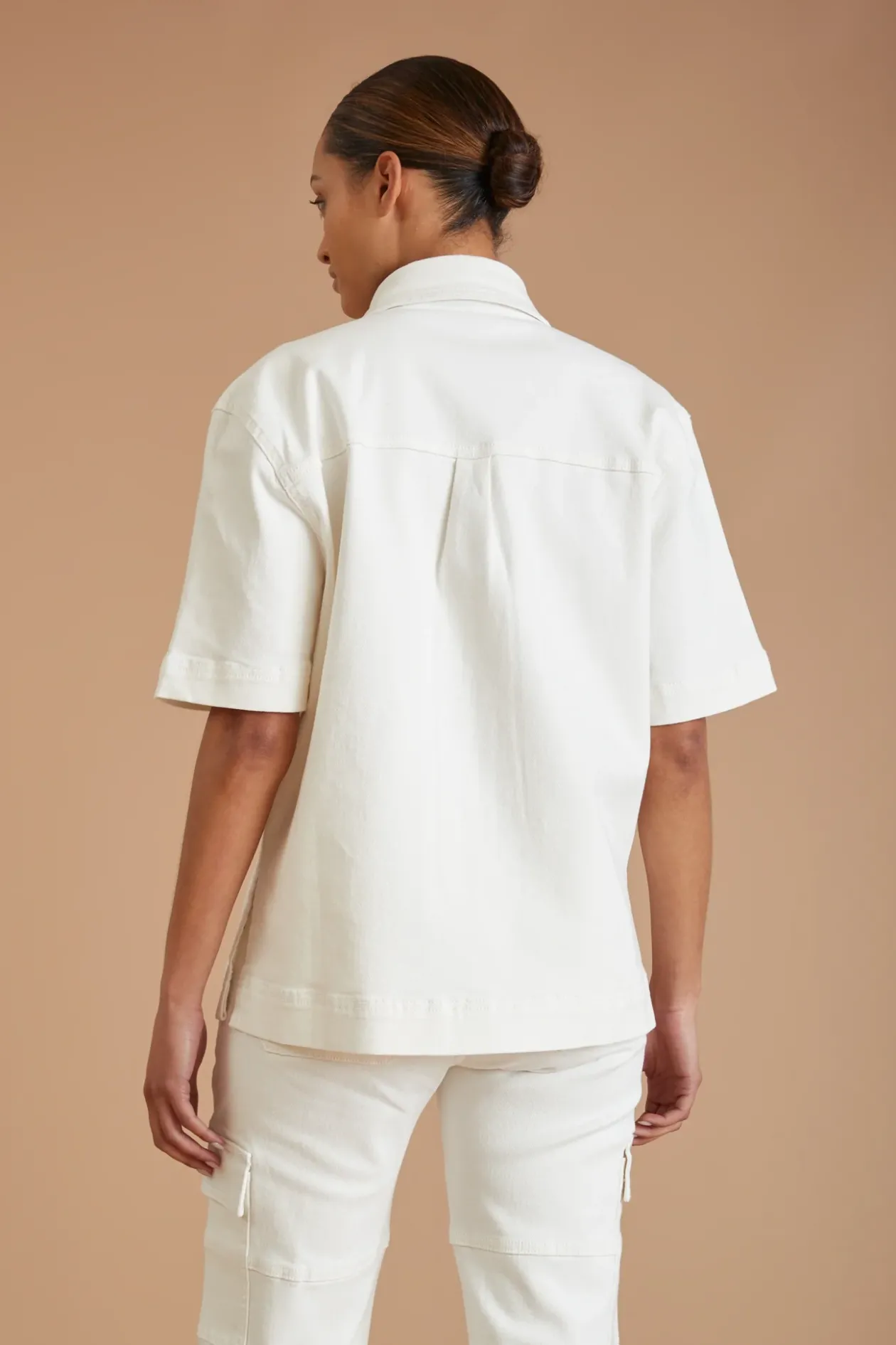 AF Denim Utility Shirt (White)