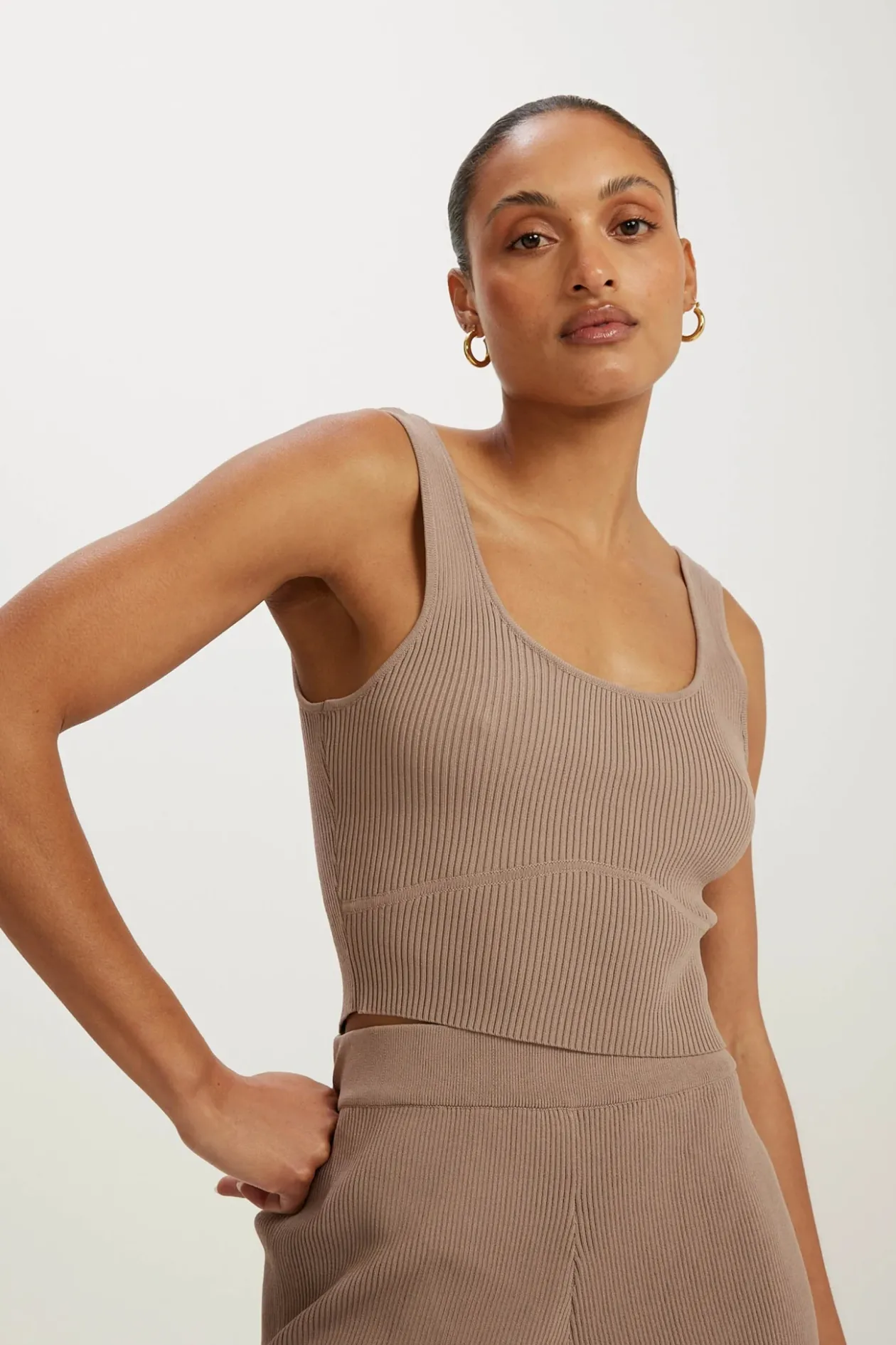 Amelia Rib Contour Tank