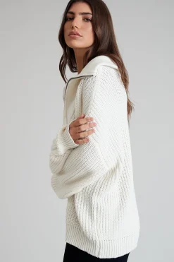 Chunky 1/2 Zip Knit