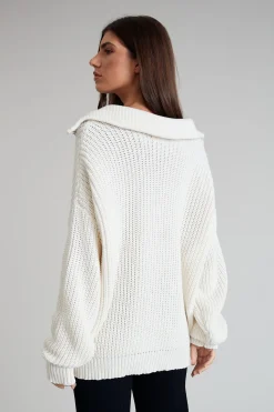 Chunky 1/2 Zip Knit