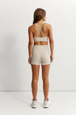 EcoRib Cross Back Sports Bra