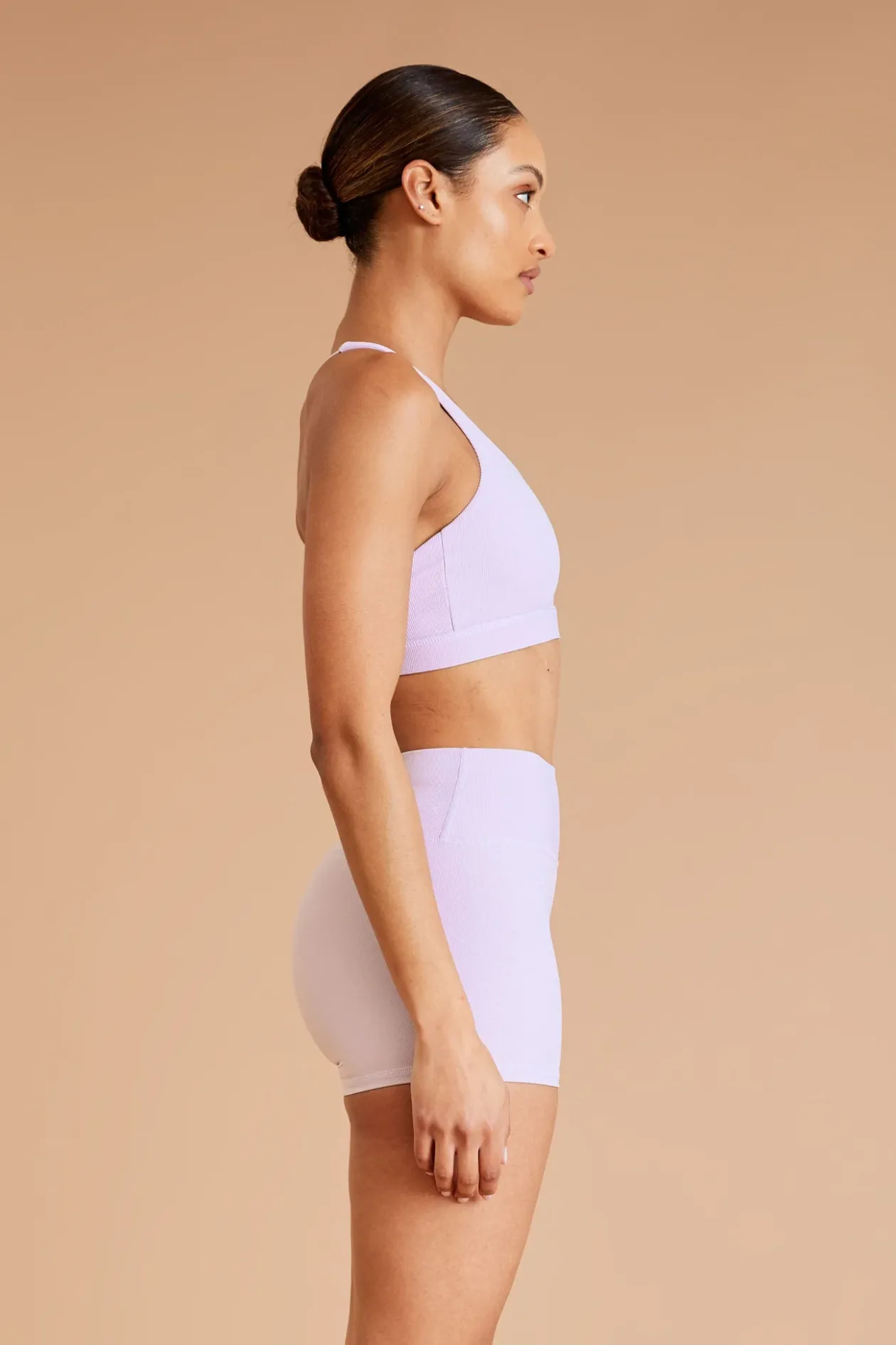 EcoRib Cross Back Sports Bra