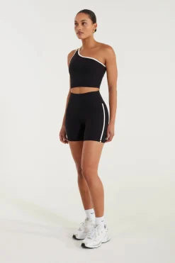 EcoSculpt Contrast One Shoulder Tank