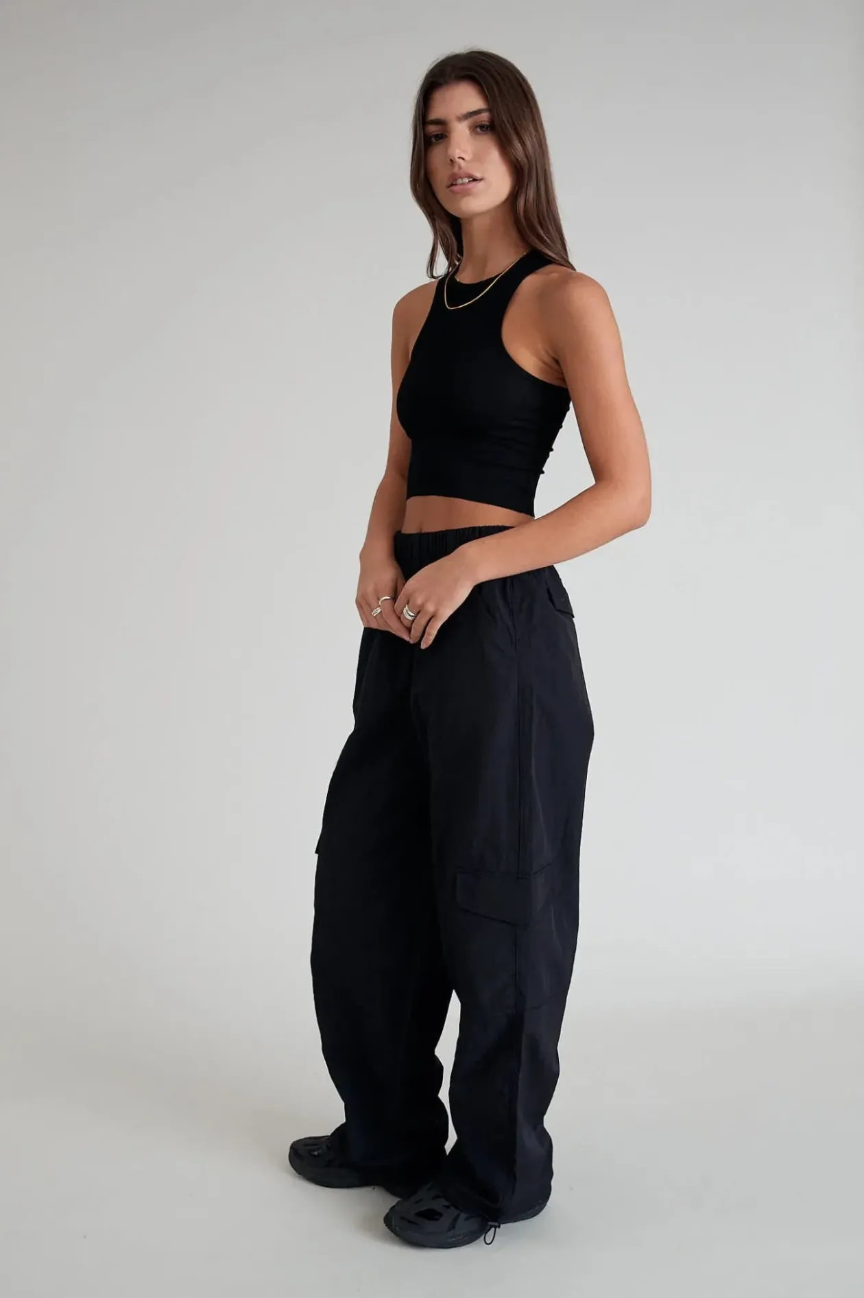 Outdoor Edit Spray Cargo Pant (Black)
