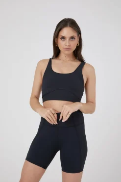 Ribbed Contrast Bike Short